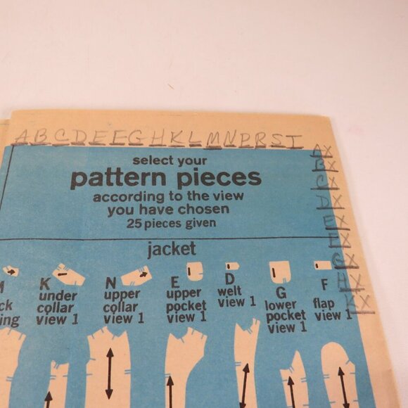 Simplicity 9944 clothing pattern Boys Suit Jacket (complete) - Picture 4 of 8